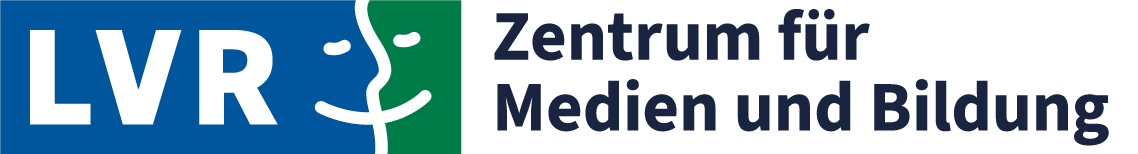 Logo LVR und Schriftzug Zentrum für Medien und Bildung
