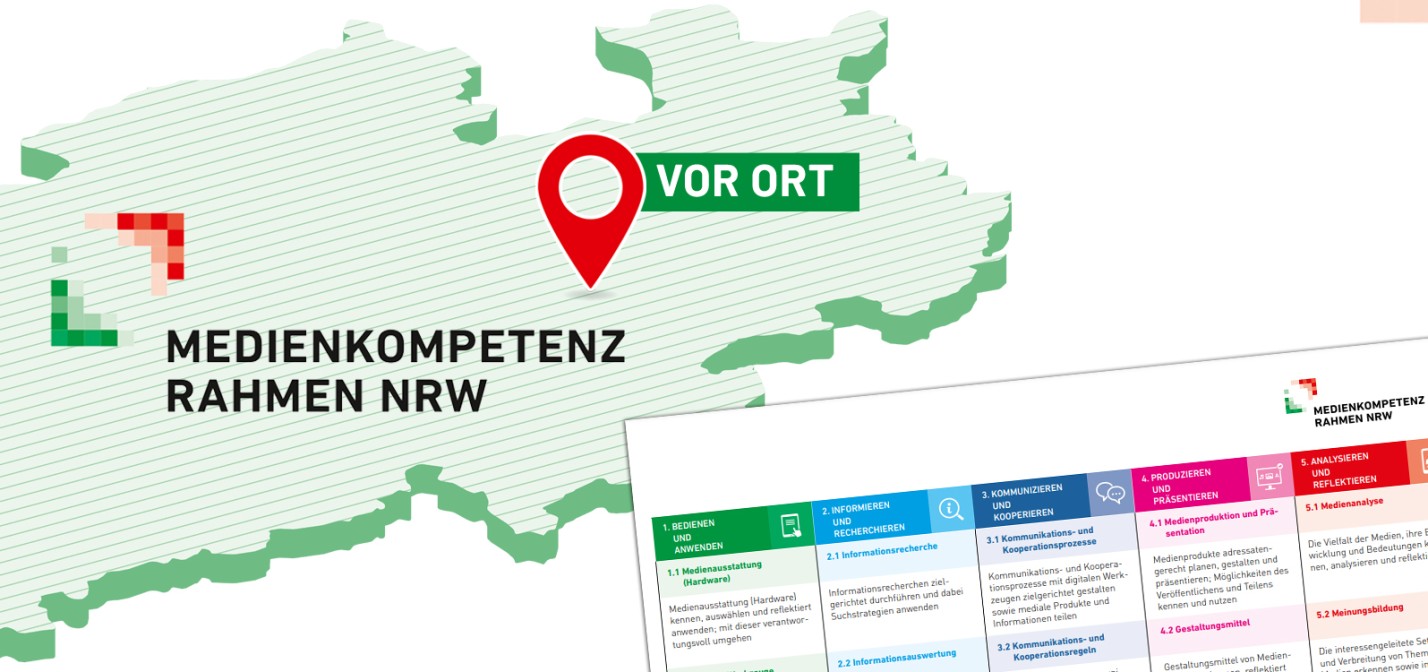Grafik Landkarte NRW